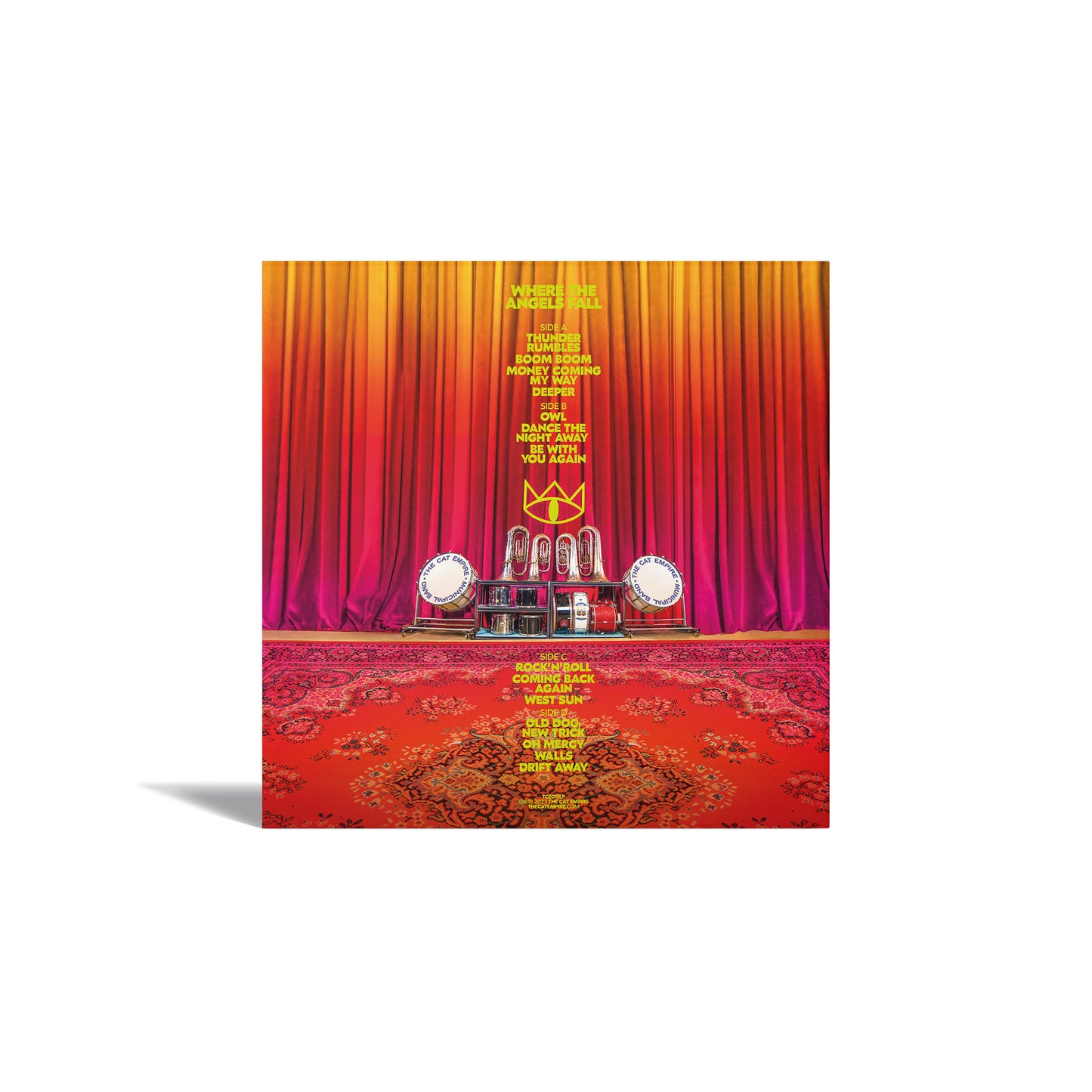 Where the Angels Fall 2LP Vinyl (Yellow)